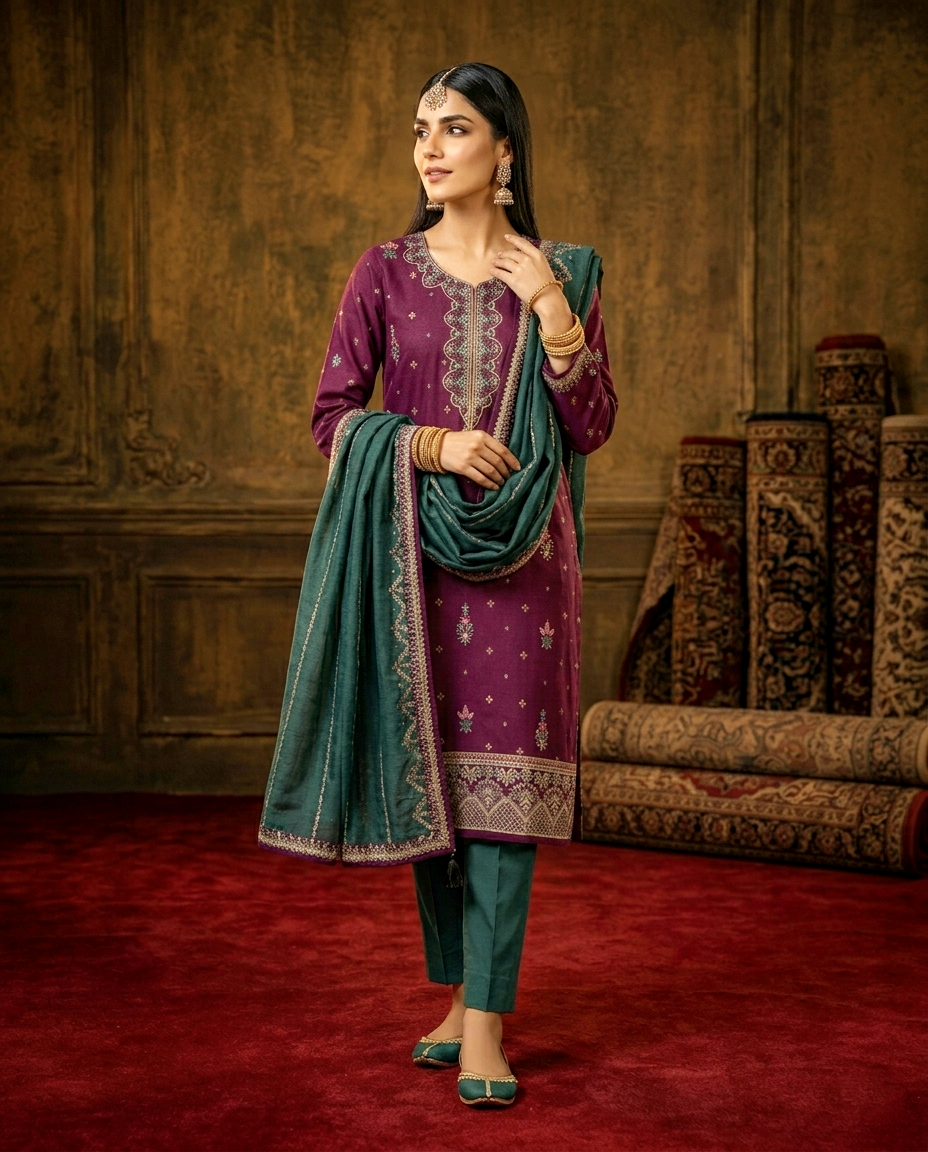 Aura of Contrast vchetra (Unstitched)