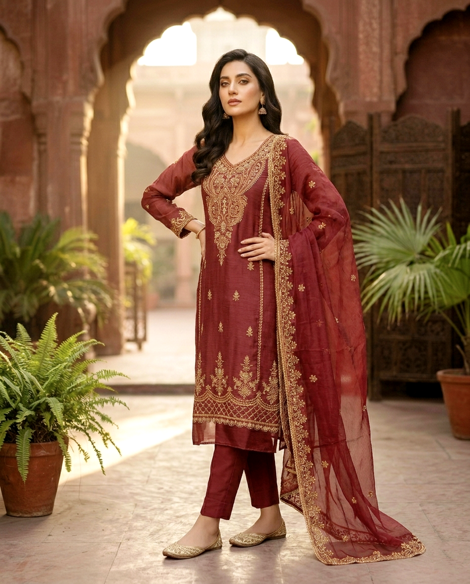 CutDana Crincle D.no 273 ( Unstitched)