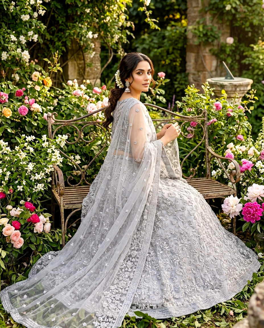 Shahi Feroza Lehengha Set