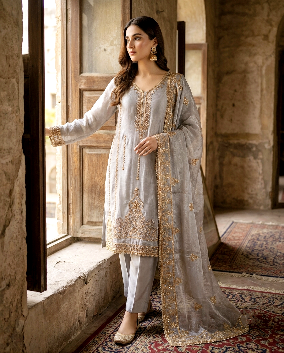 CutDana Crincle D.no 555 ( Unstitched)