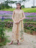 Izel Lawn Embroidered & Printed 3 Piece Dress