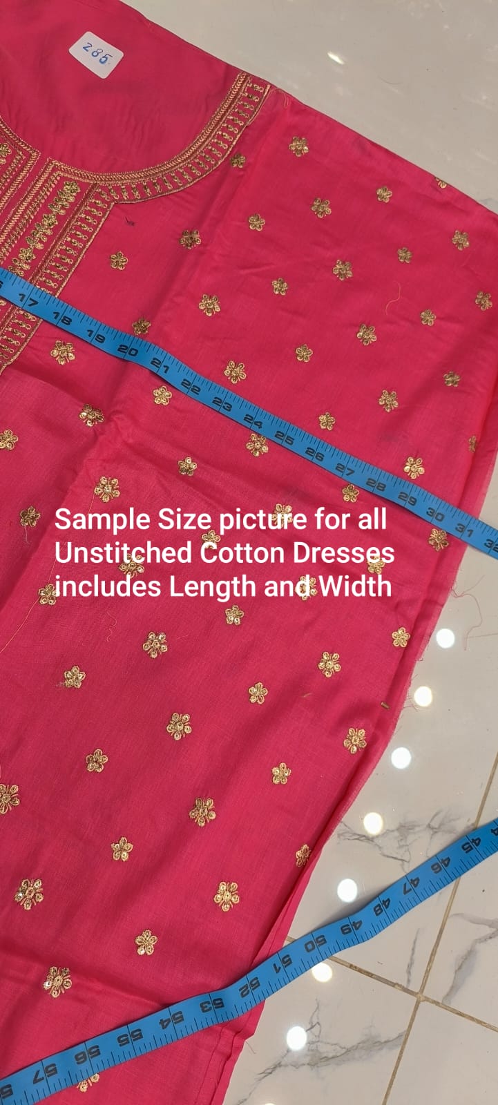 D no. CL90 Cotton Sequins (Unstitched)