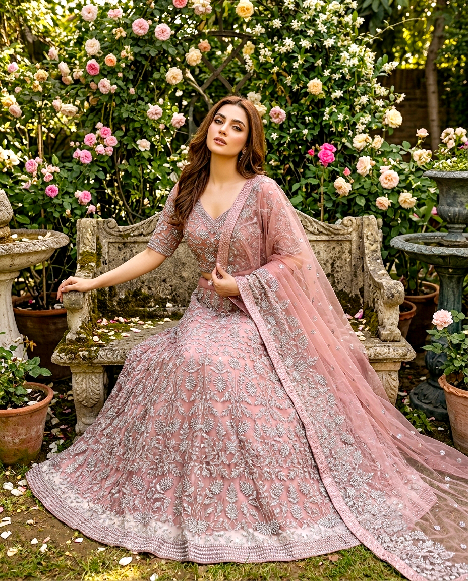 Shahi Feroza Lehengha Set