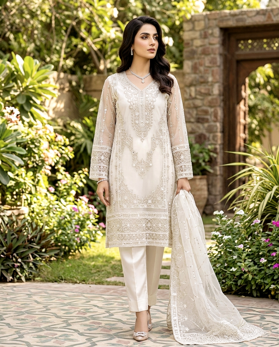 Mukesh D.no 991 Khaadi net(Unstitched)