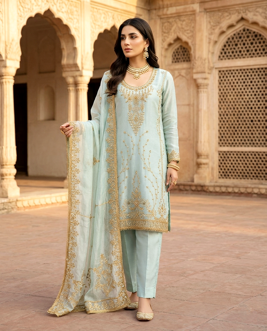 CutDana Crincle D.no 373 ( Unstitched)