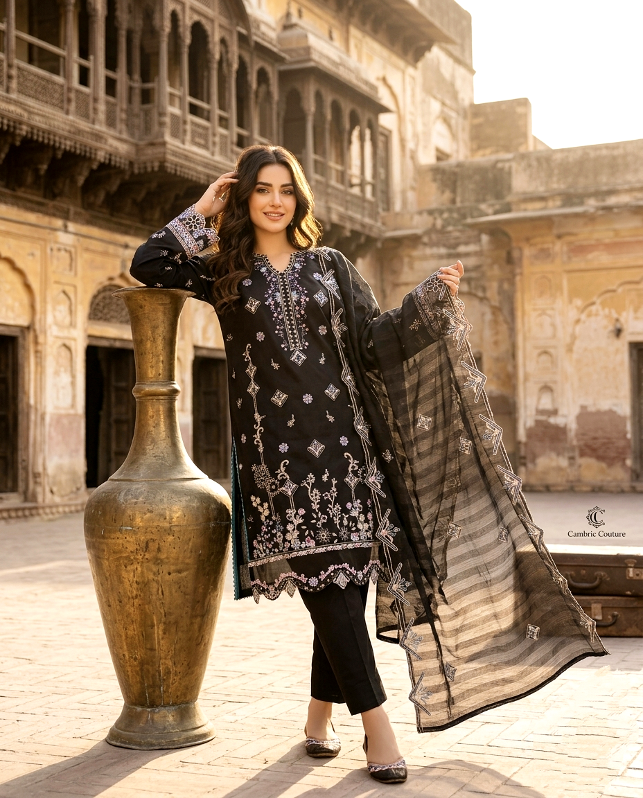 Muse Series 800 Cotton Embroidered