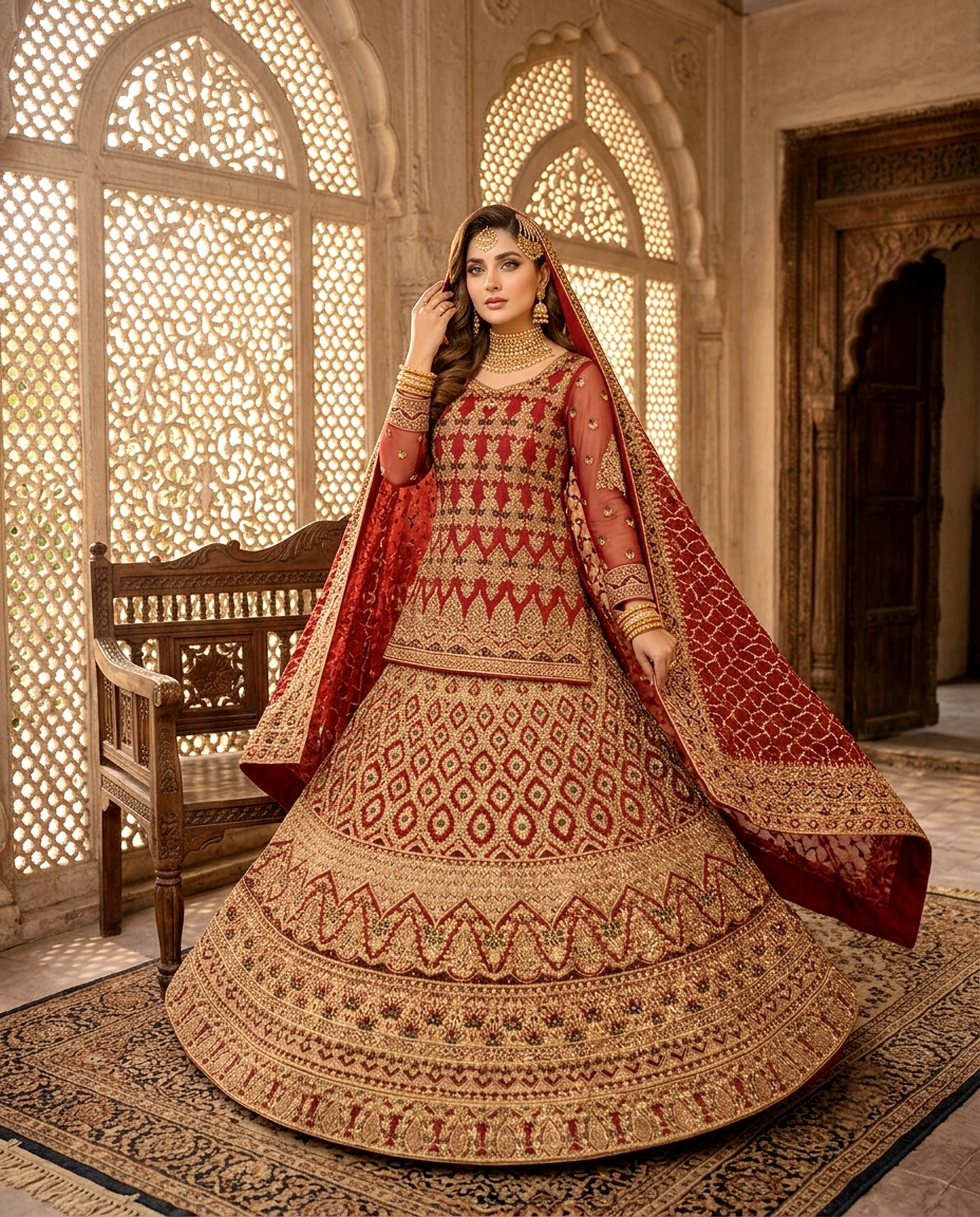 Parisa Couture Bridal Lehengha (Unstitched)