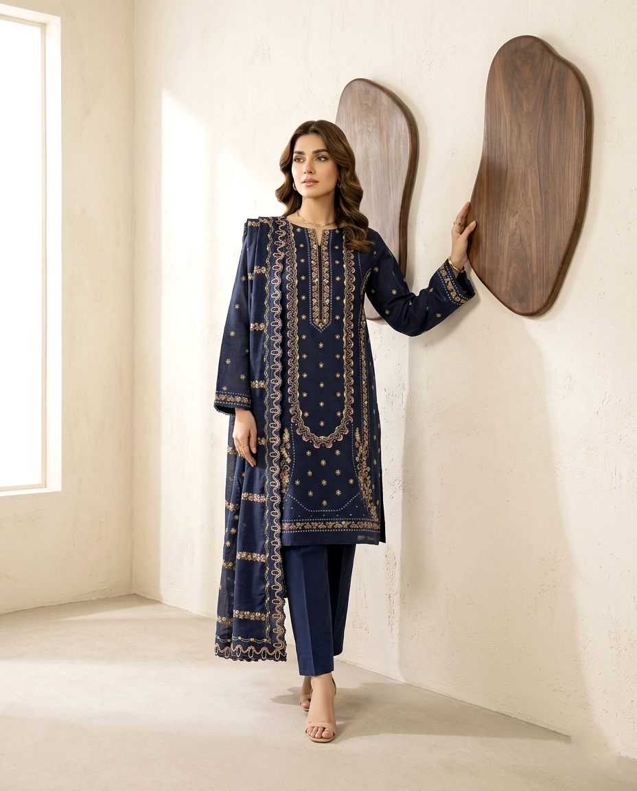 Nazo D.no117 Cotton (Unstitched)