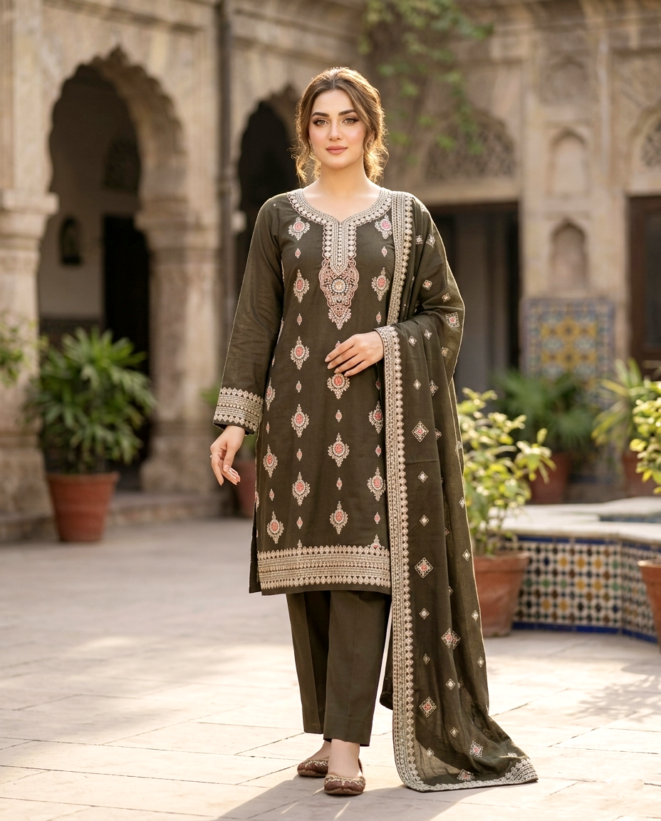 Glamour D.no 134 Cotton (Unstitched)