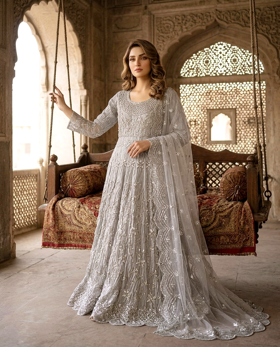Wisteria Dream – Pulsework-Embellished Maxi