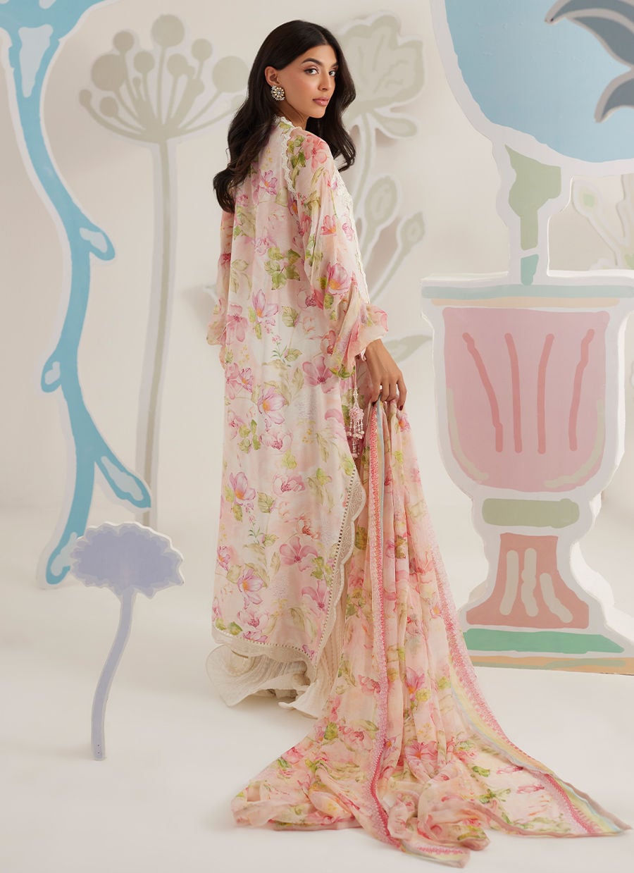 Rielle Shirt And Dupatta lawn embroidered