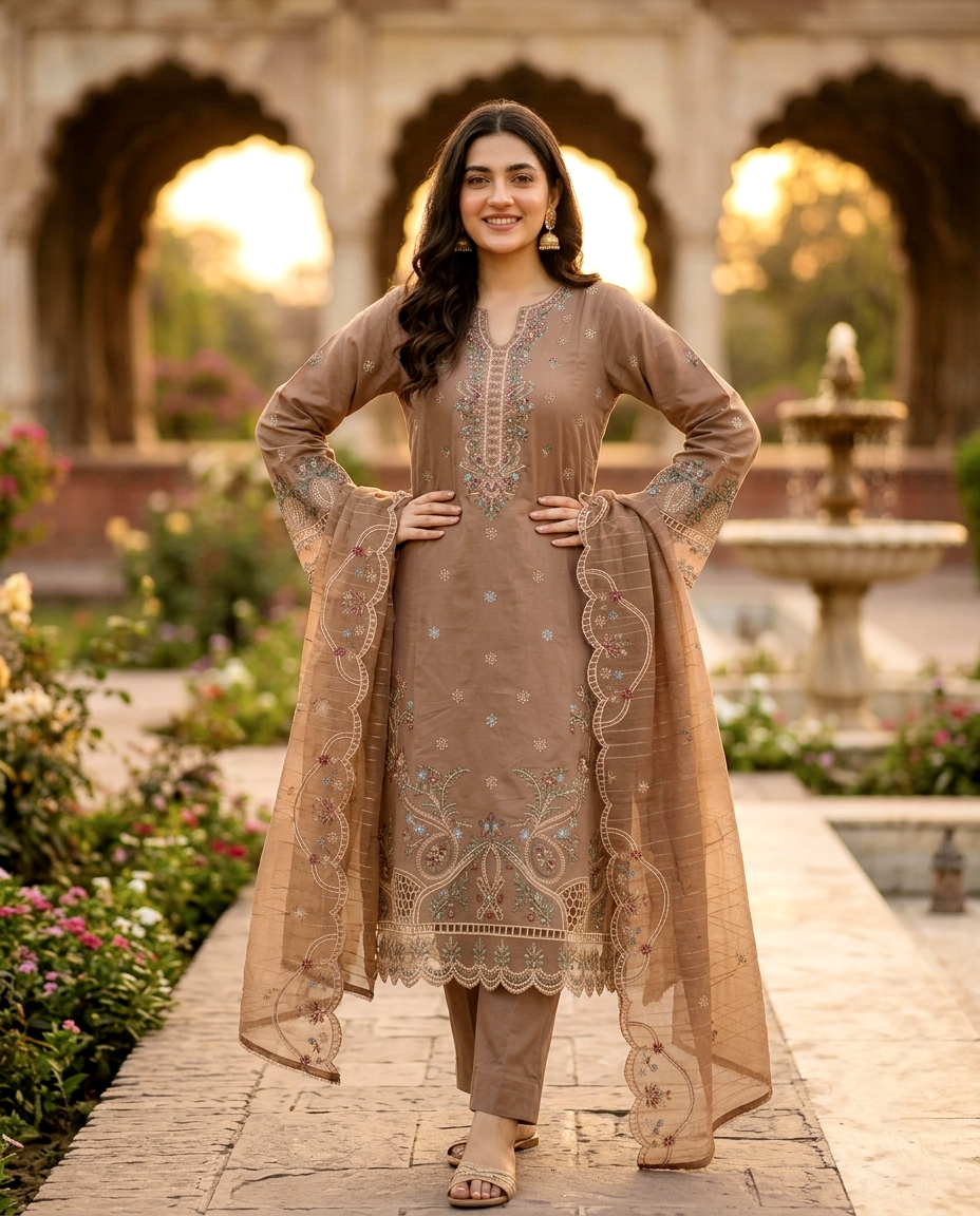Muse Series 767 Cotton Embroidered