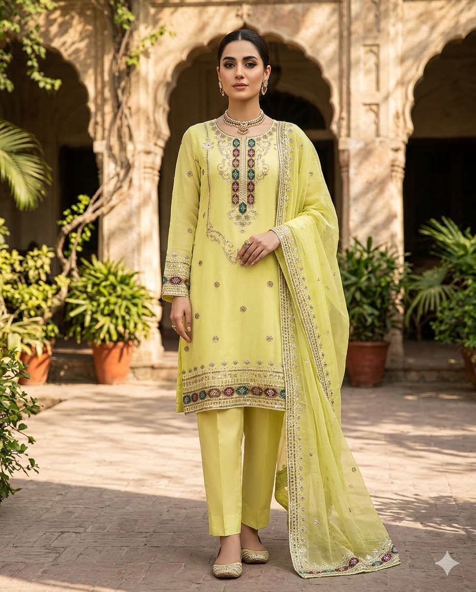 Multi Khaadi Net Suit (Unstitched)