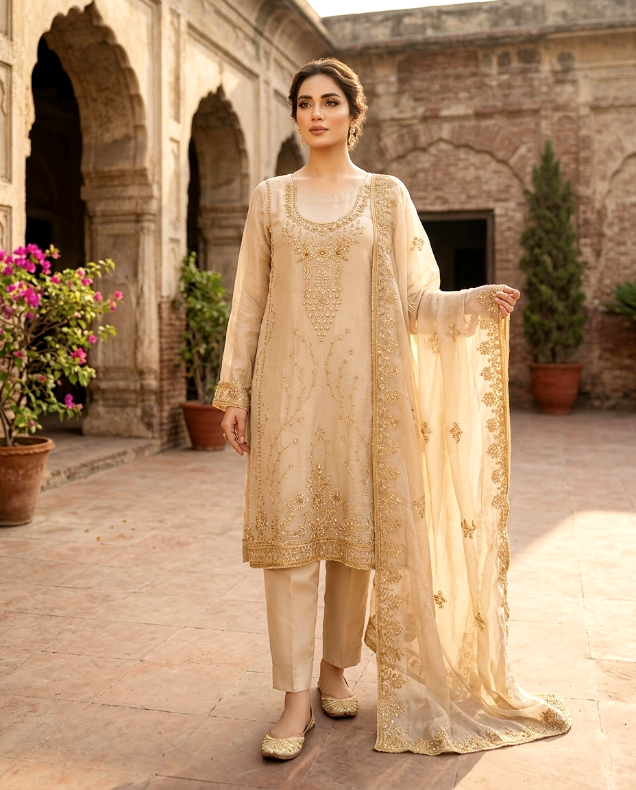 CutDana Crincle D.no 373 ( Unstitched)