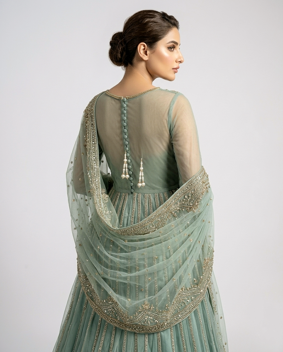 Pulse & Sequins Maxi (Unstitched)