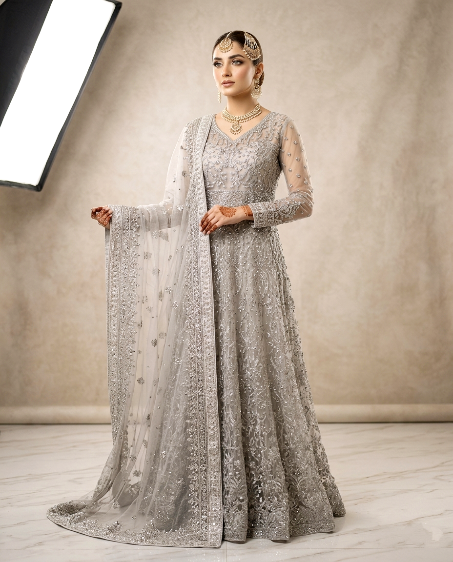 Crystal Glaze Net Maxi (Unstitched)