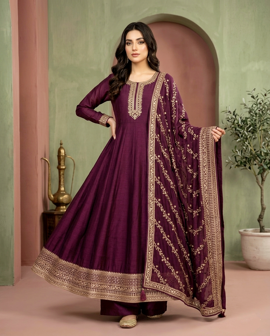 Vchetra Maxi D.no.986 (Unstitched)