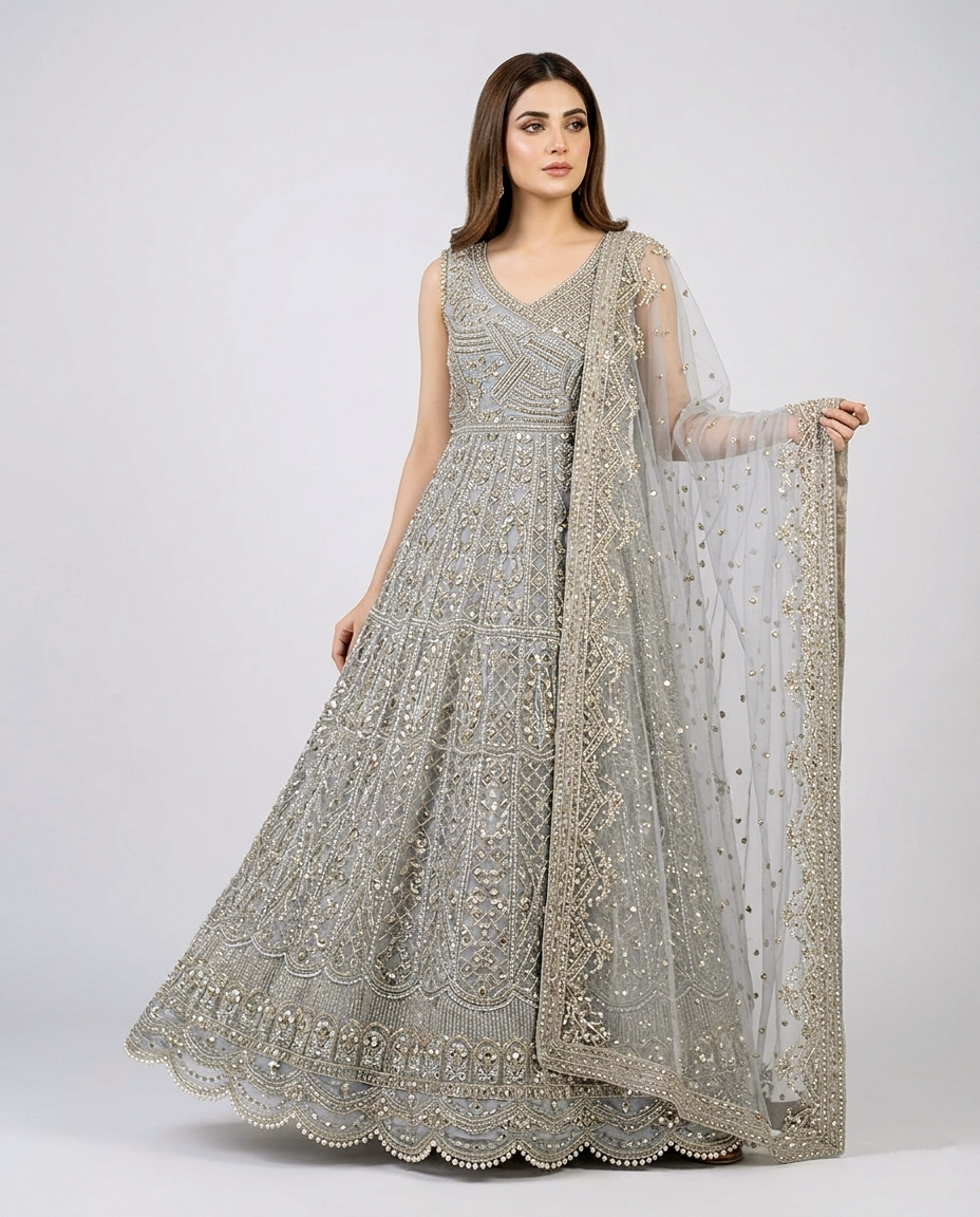 Pulse & Sequins Maxi (Unstitched)