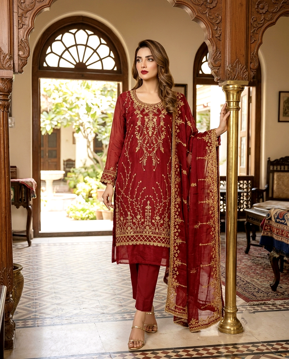 CutDana Crincle D.no 556 ( Unstitched)