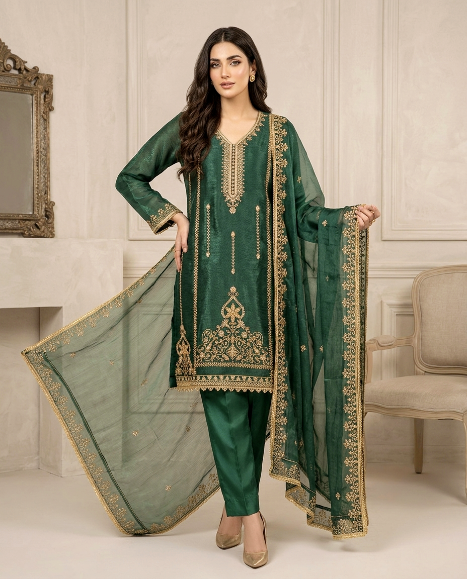 CutDana Crincle D.no 873 ( Unstitched)