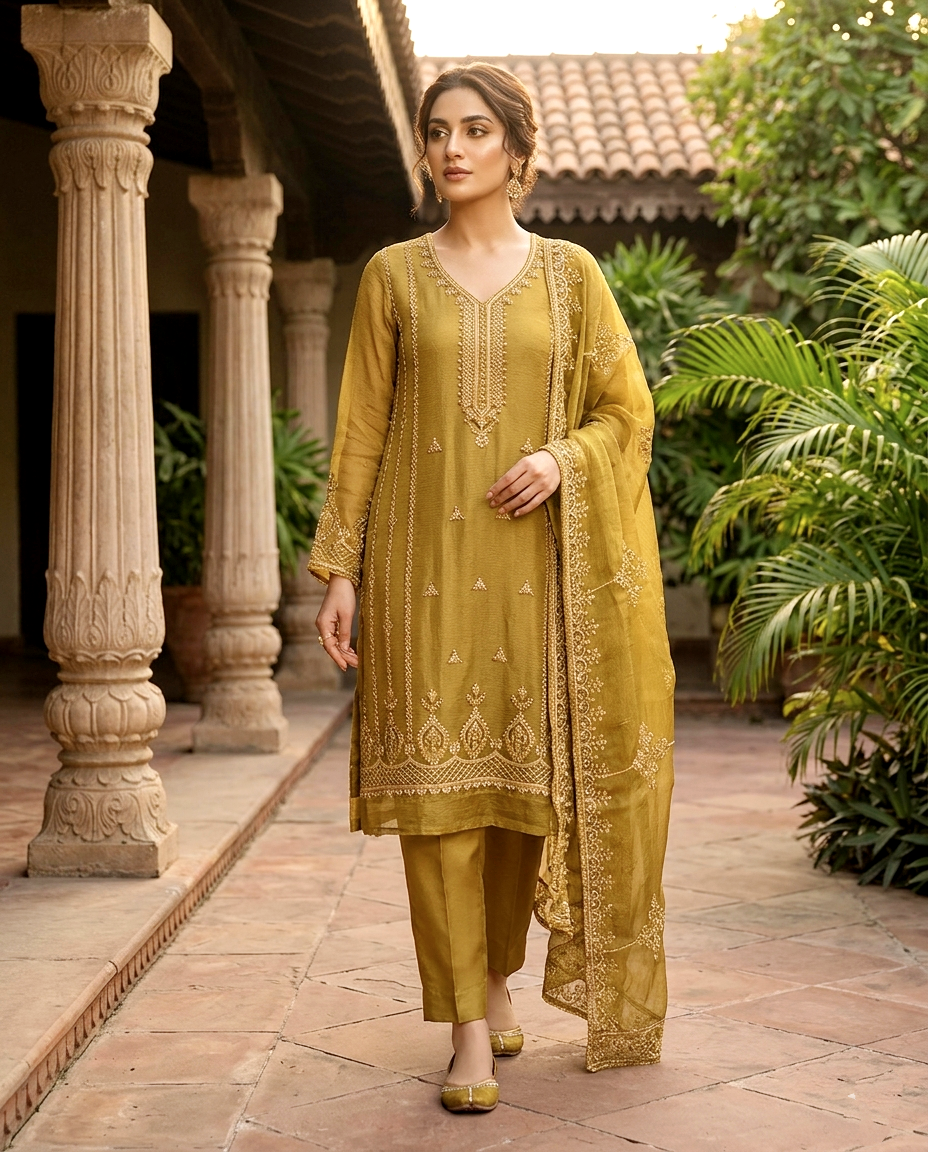 CutDana Crincle D.no 473 ( Unstitched)