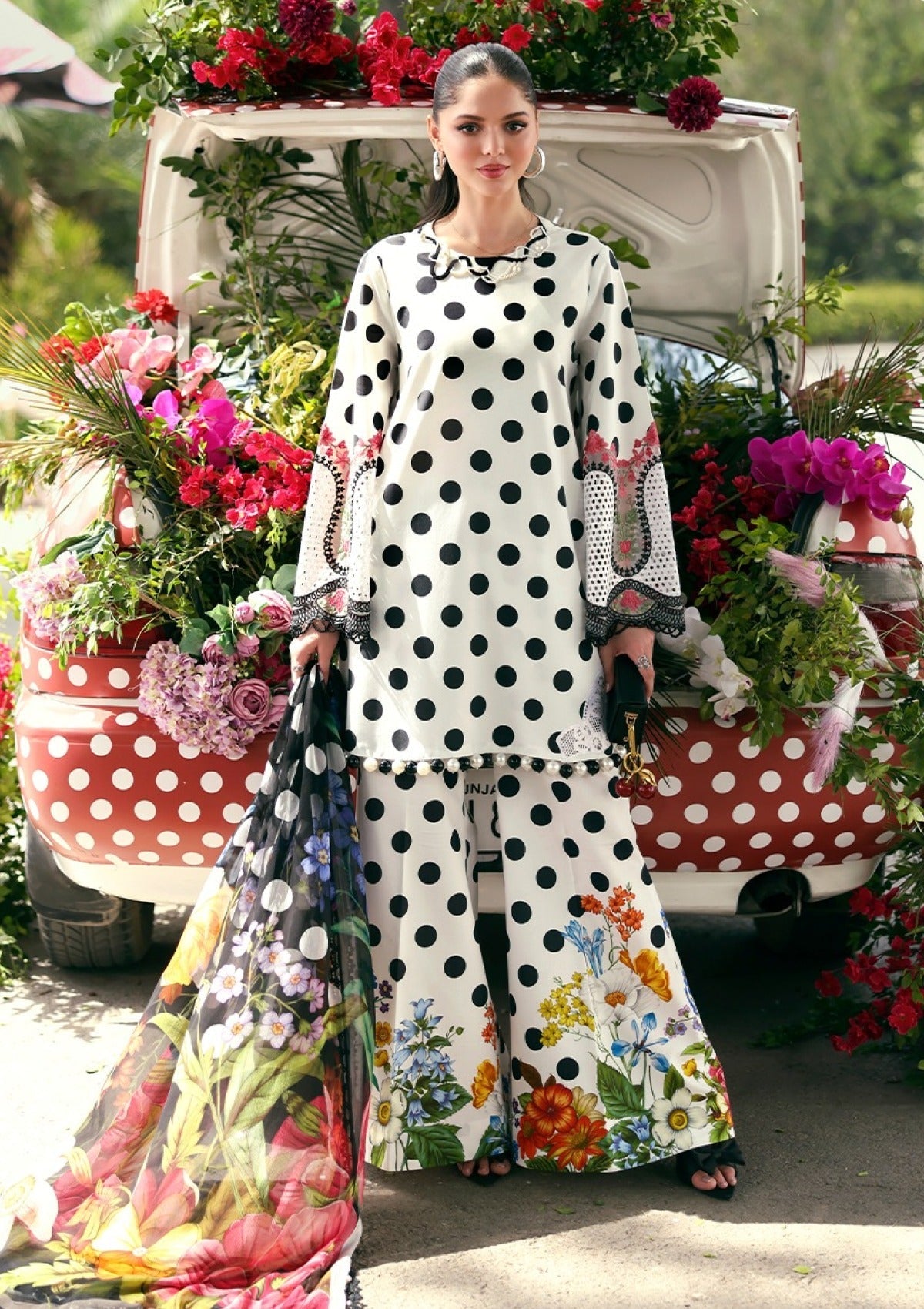 Lawn - Maria B - M Prints - The Sun Club 26 - embroidered