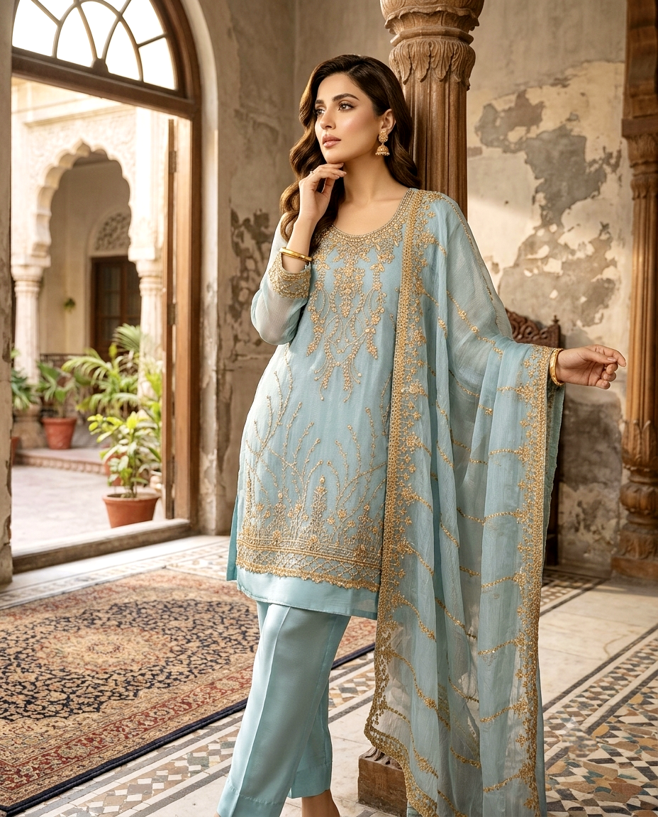 CutDana Crincle D.no 556 ( Unstitched)