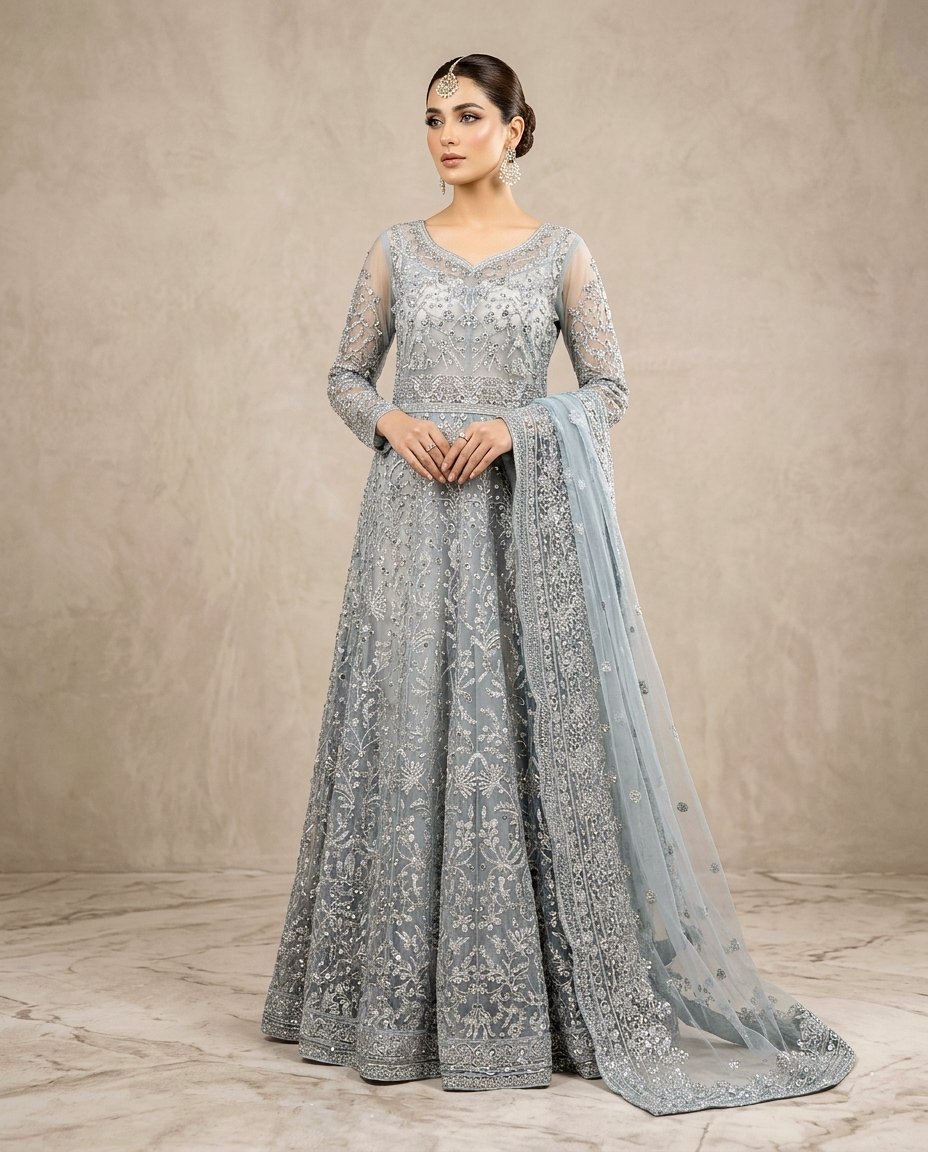 Crystal Glaze Net Maxi (Unstitched)