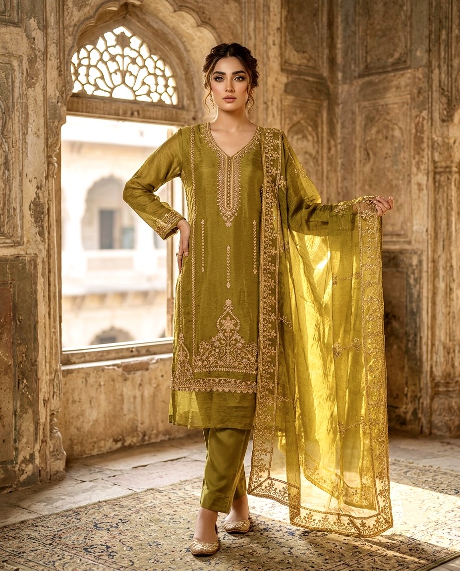 CutDana Crincle D.no 555 ( Unstitched)