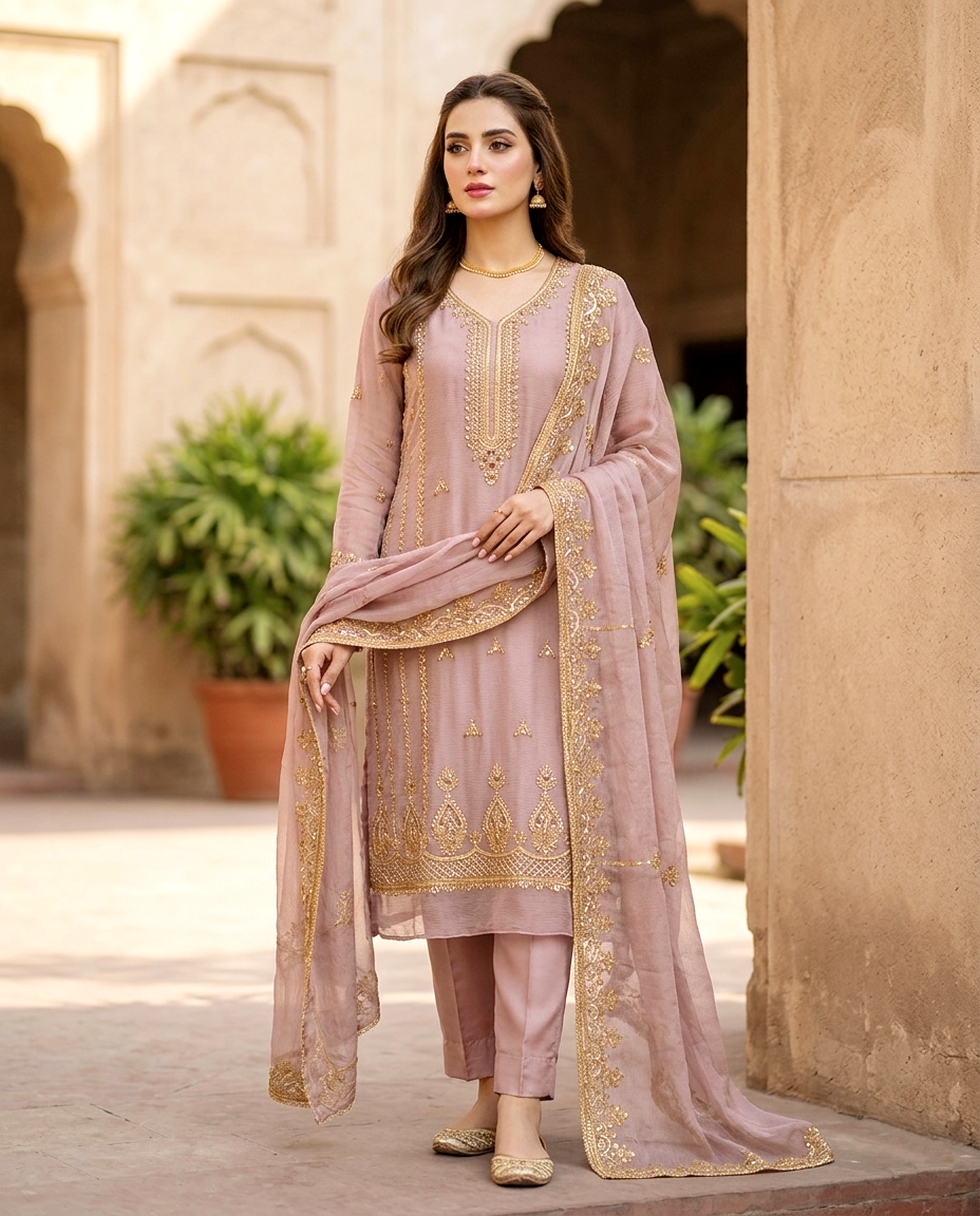 CutDana Crincle D.no 473 ( Unstitched)