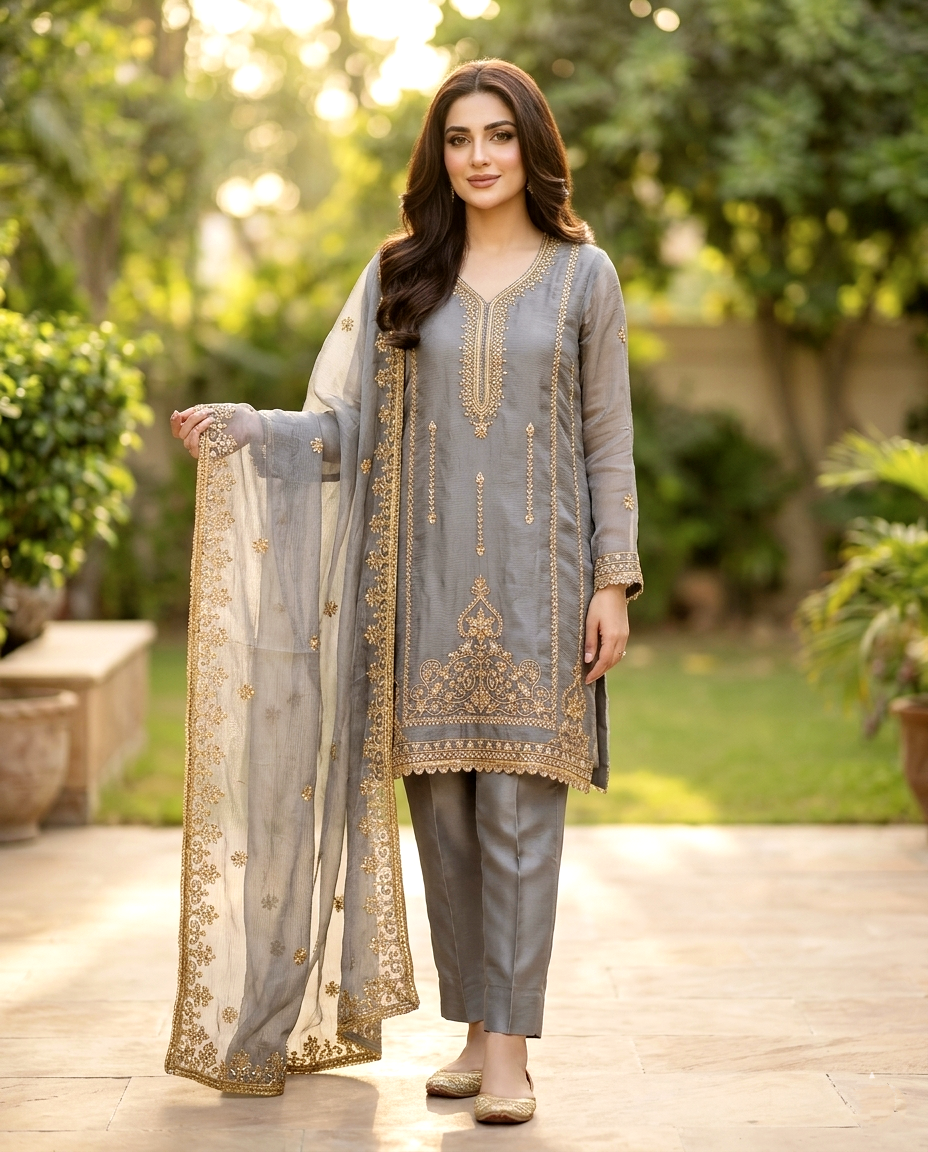 CutDana Crincle D.no 873 ( Unstitched)