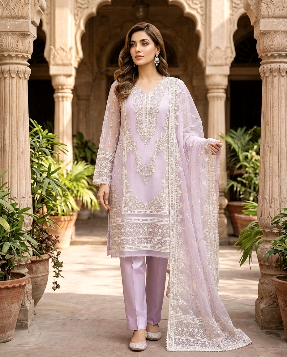 Mukesh D.no 991 Khaadi net(Unstitched)