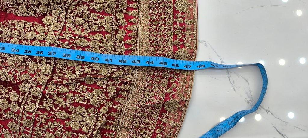 ZF - Firdaus Bridal Lehengha Unstitched