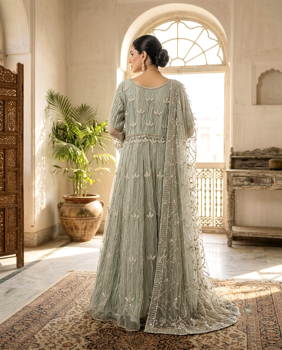 Wisteria Dream – Pulsework-Embellished Maxi