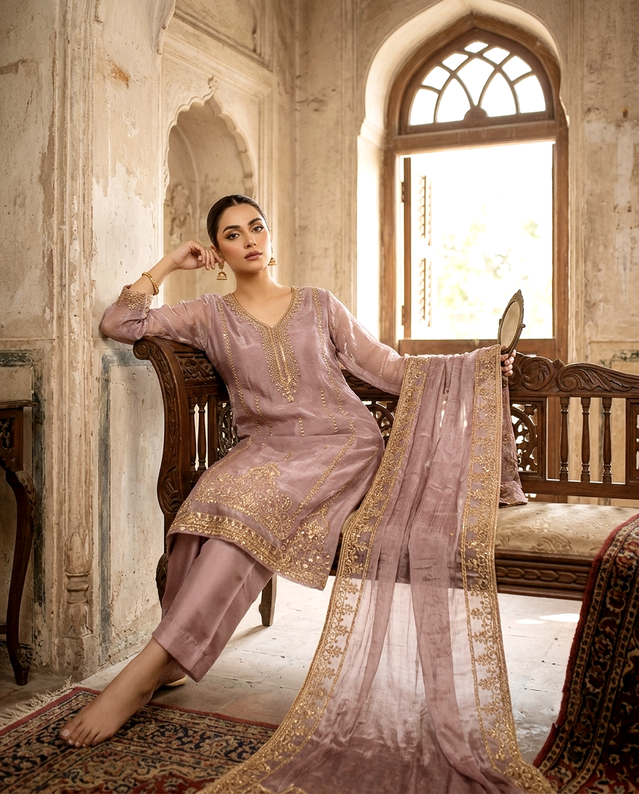CutDana Crincle D.no 555 ( Unstitched)