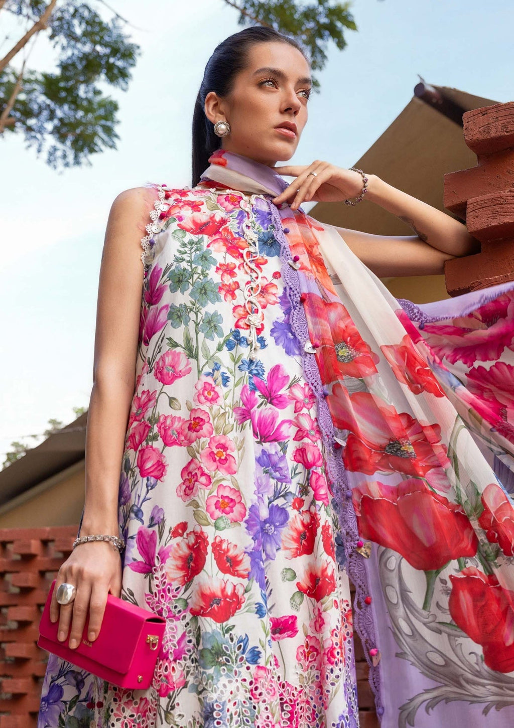 Lawn - Maria B - M Prints - Spring Summer 26 - embroidered