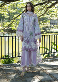 Elaf Lawn Embroidered & Printed 3 Piece Dress