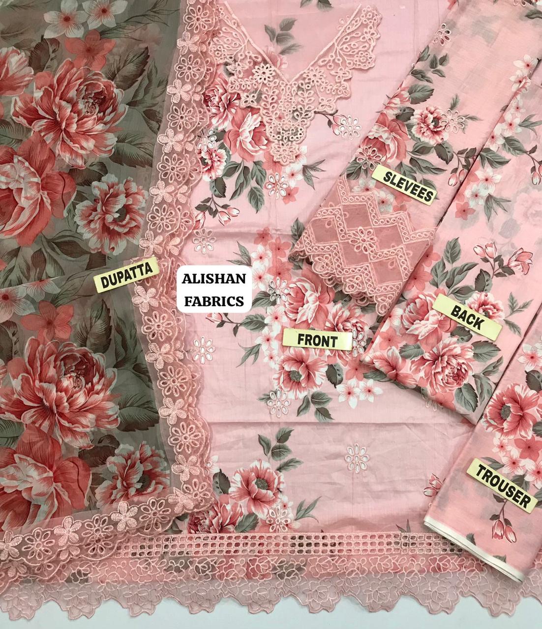 Lawn Collection - Iznik - EMBROIDERED LAWN