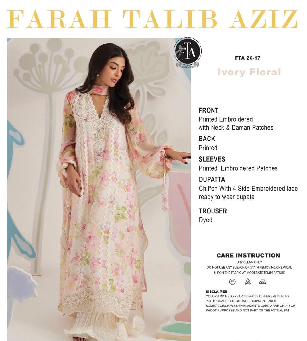 Rielle Shirt And Dupatta lawn embroidered