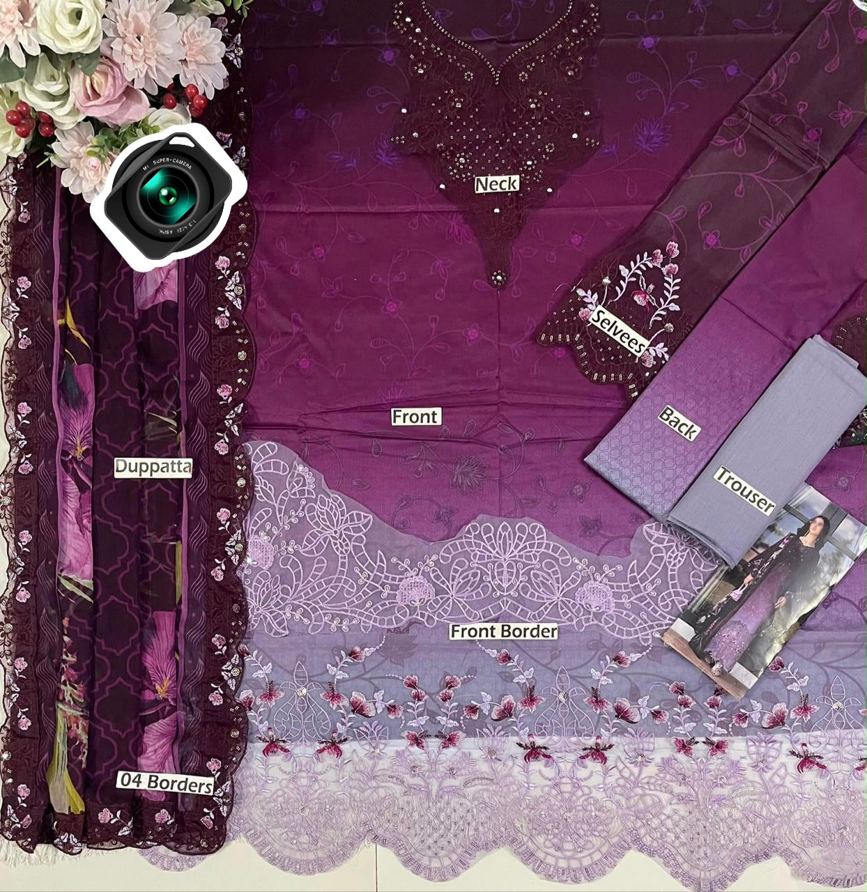 NOOR BY SADIA Print and Embroidered