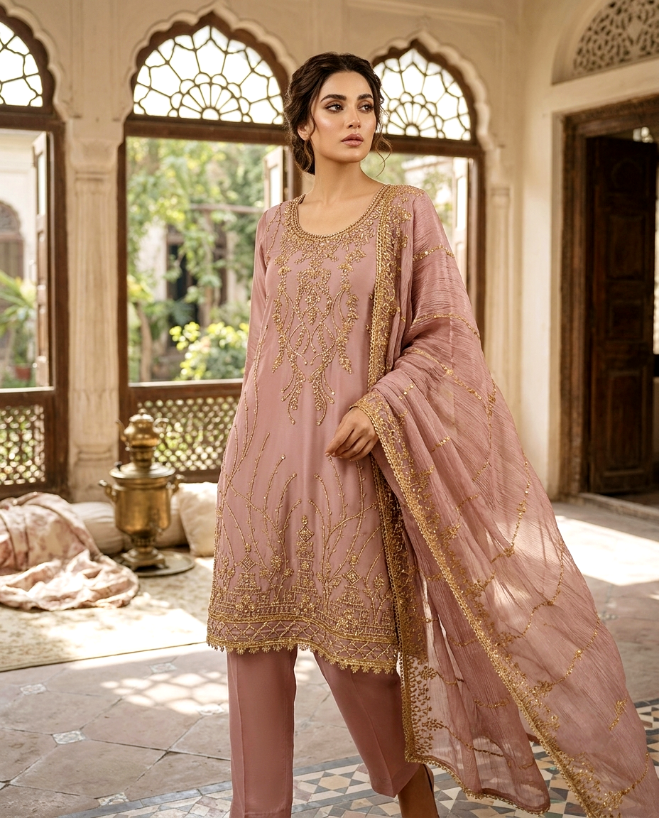 CutDana Crincle D.no 556 ( Unstitched)