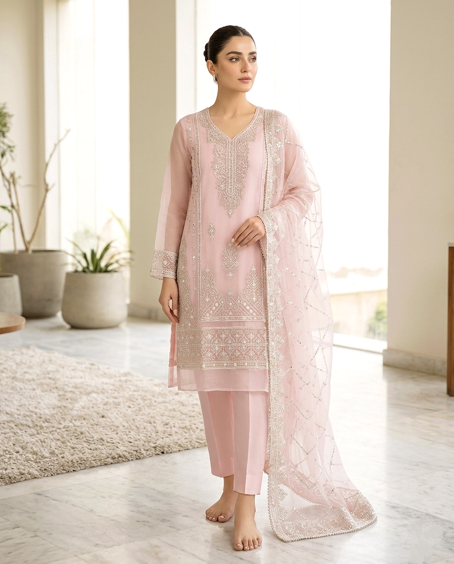 Mukesh D.no 992 Khaadi net(Unstitched)