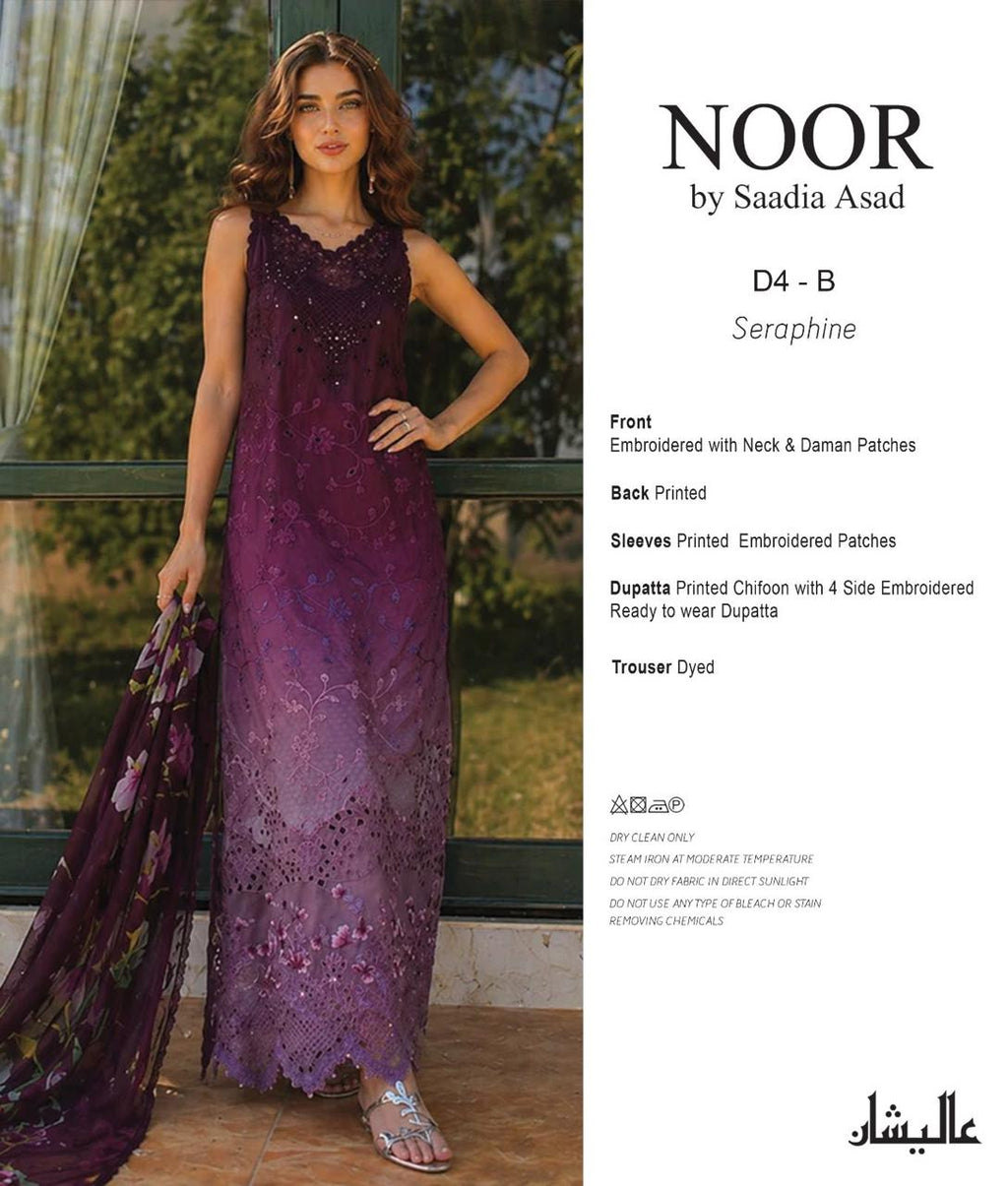 NOOR BY SADIA Print and Embroidered