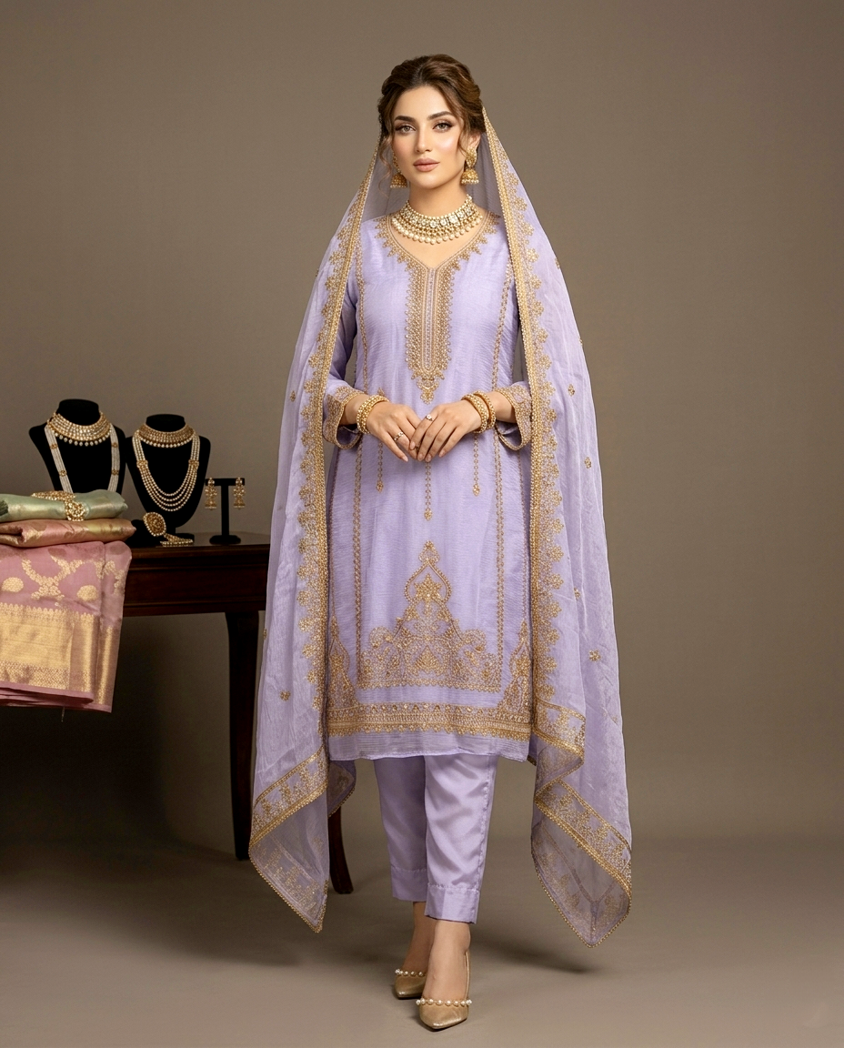 CutDana Crincle D.no 873 ( Unstitched)