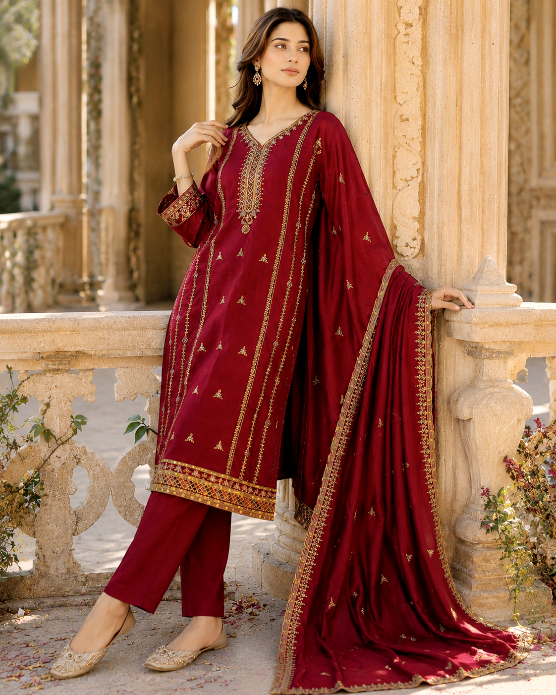 Vchetra Multi-Work Suit (Unstitched)