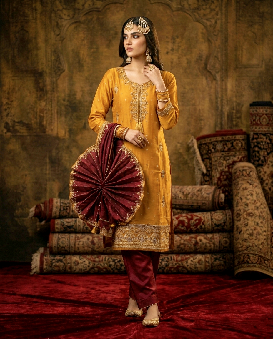 Aura of Contrast vchetra (Unstitched)