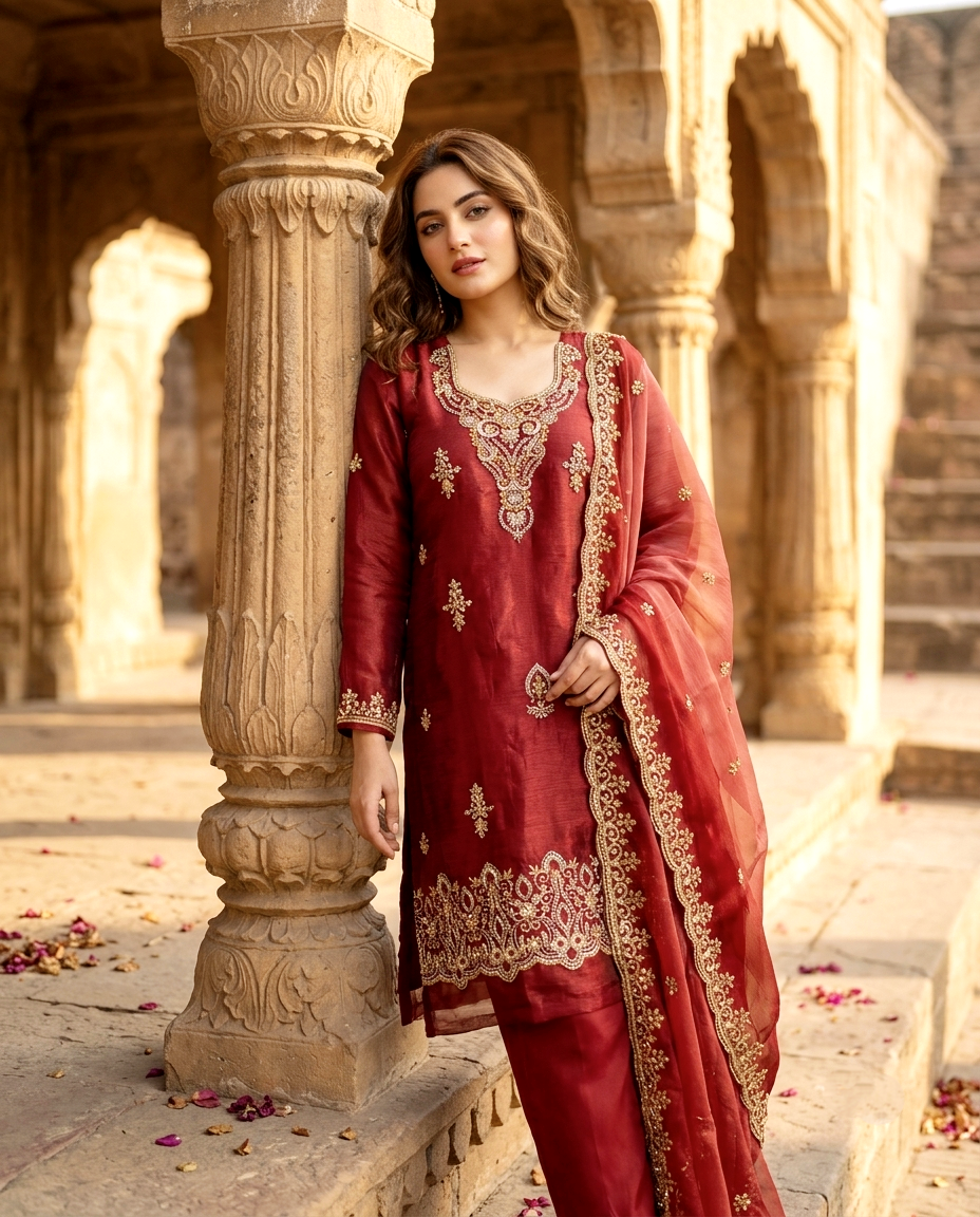CutDana Crincle D.no 334 ( Unstitched)