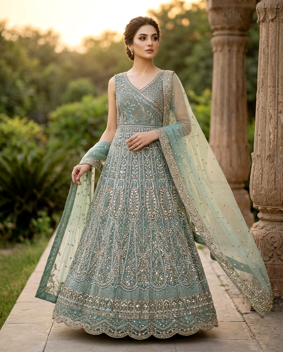 Pulse & Sequins Maxi (Unstitched)