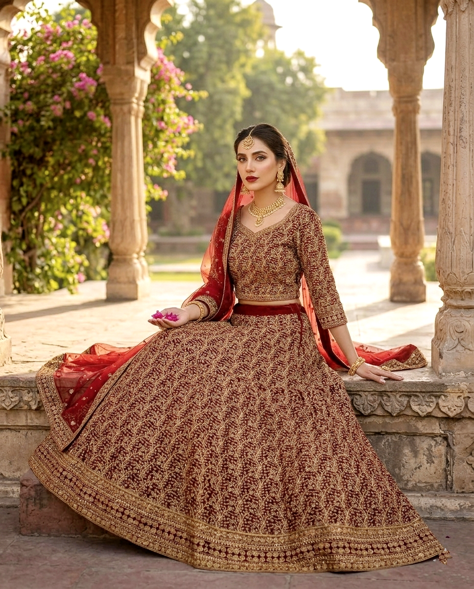 ZF - Sitara Bridal Lehengha Unstitched
